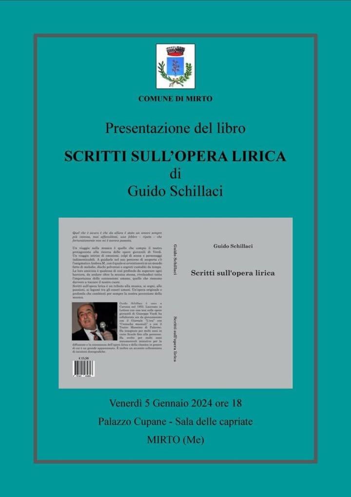Venerdì 5 gennaio, alle ore 18.00, nella Sala delle Capriate, appuntamento con la presentazione del libro "Scritti sull'...