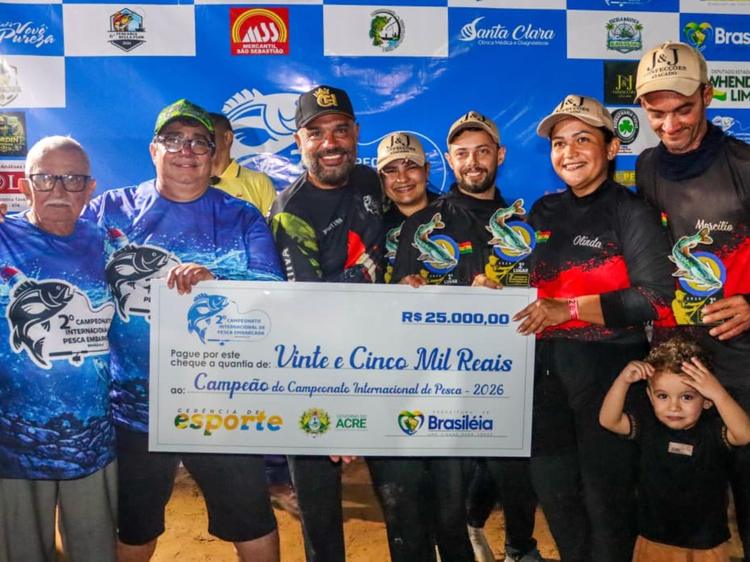 Campeonato Internacional de Pesca: Com mais de 100 equipes, 2ª edição tem premiação total de R$ 70 mil no Acre