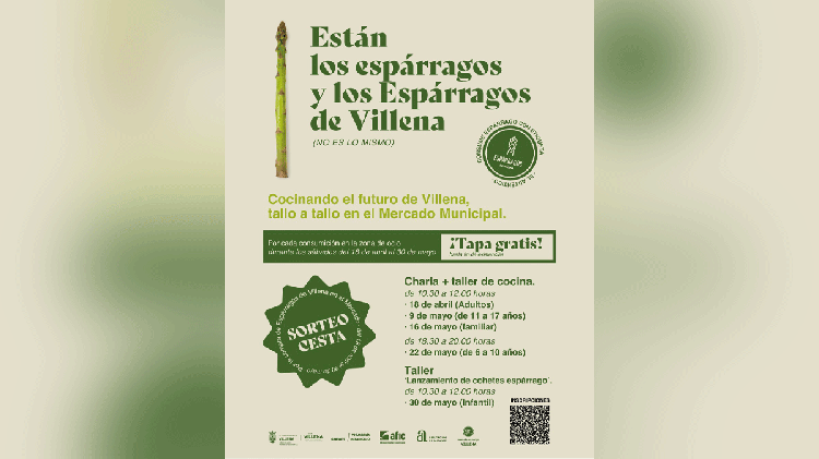 #Villena impulsa la campaña del Espárrago con degustaciones y talleres