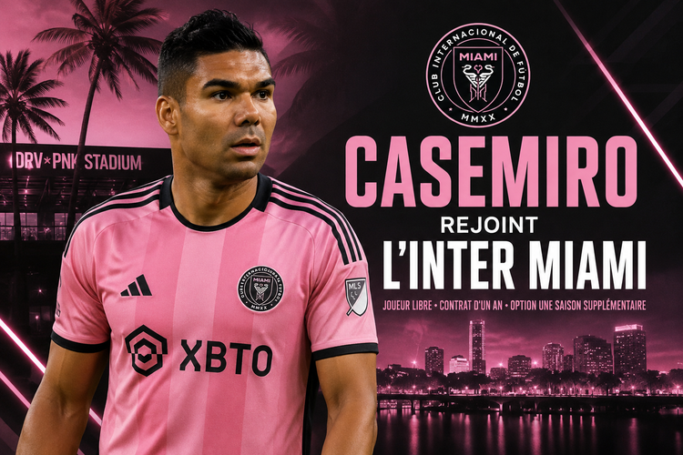 Casemiro ouvre un nouveau chapitre avec l’Inter Miami