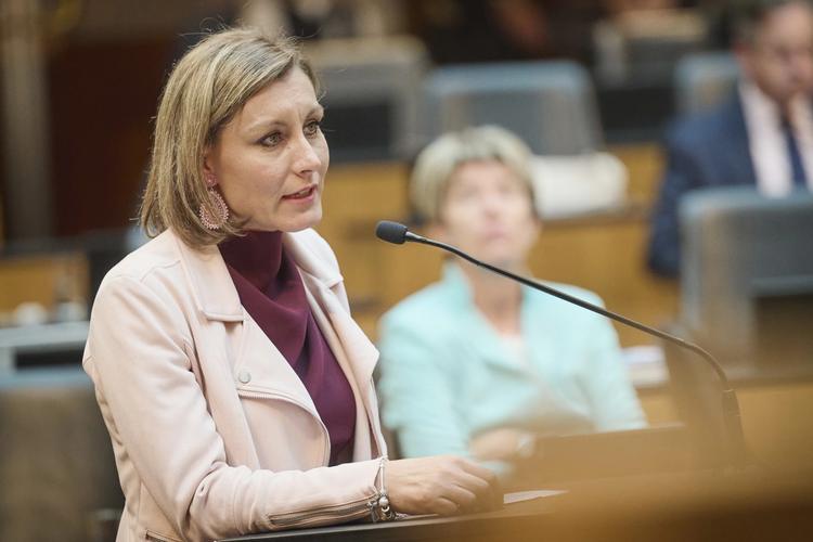 Beim Pensionssystem und den Reformen geht es um Generationengerechtigkeit, erklärte ÖVP-Abgeordnete Heike Eder. Foto: Johannes Zinner