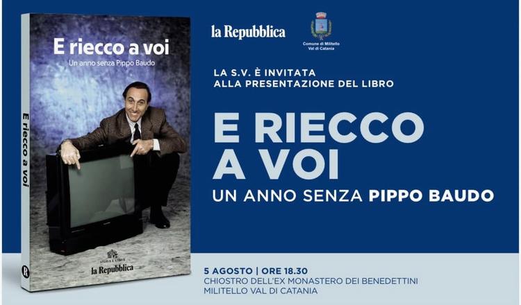 Mercoledì , 5 agosto alle ore 18,30, presso il Chiostro del Monastero dei Benedettini,presenteremo a Militello un libro...
