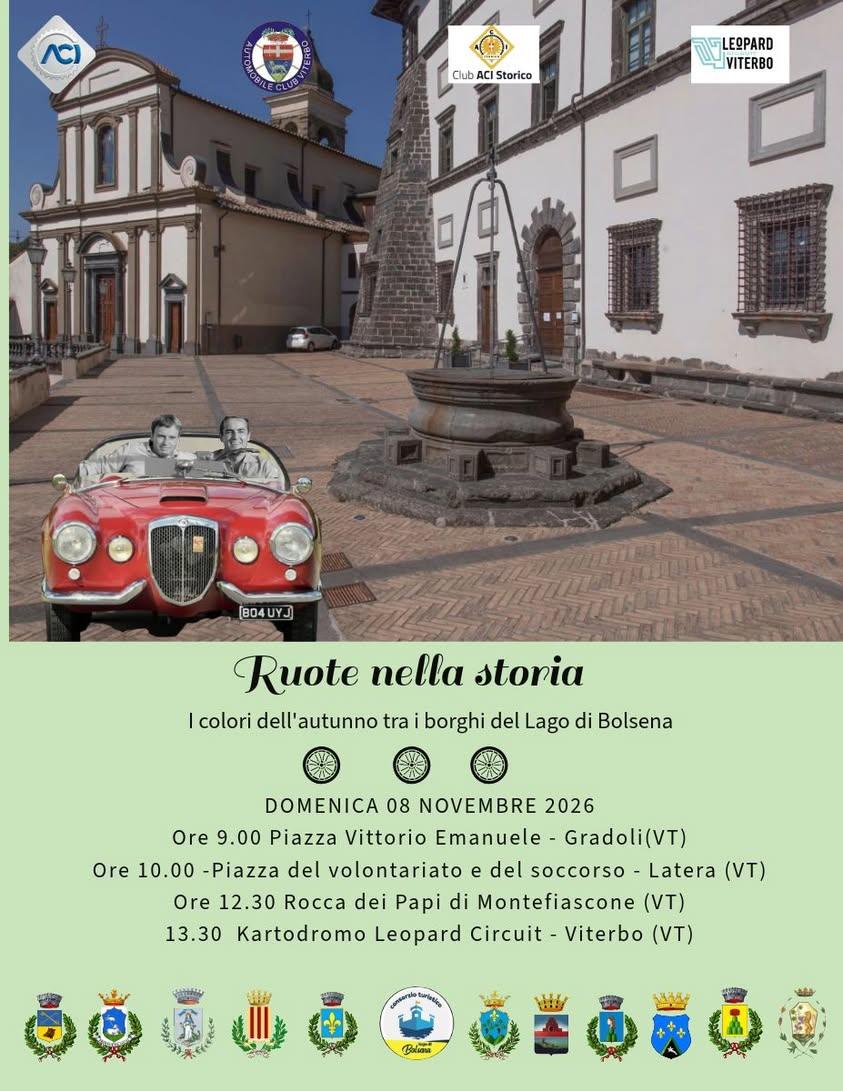 🏁 Accendete i motori! Una nuova avventura sta per iniziare! 🏁 🗓️ Domenica 8 novembre 2026 torna  “Ruote nella Storia...