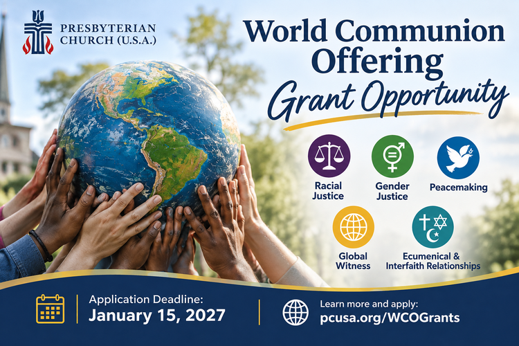 🌍 World Communion Offering Grant Opportunity