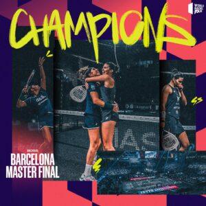 CAMPEONAS 🎾 Final inolvidable en el Boss Barcelona Master 2023