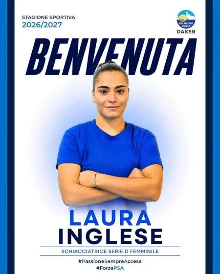 Volley D/F, Psa Matera: la schiacciatrice Laura Inglese nuovo acquisto