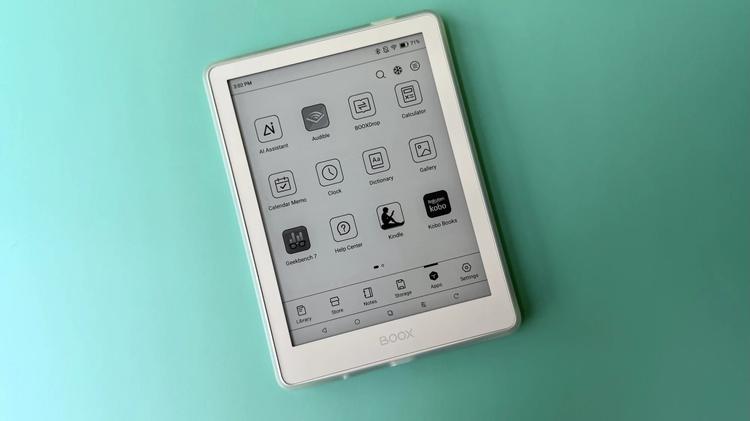 The home page of a Boox Go 6 (Gen II)