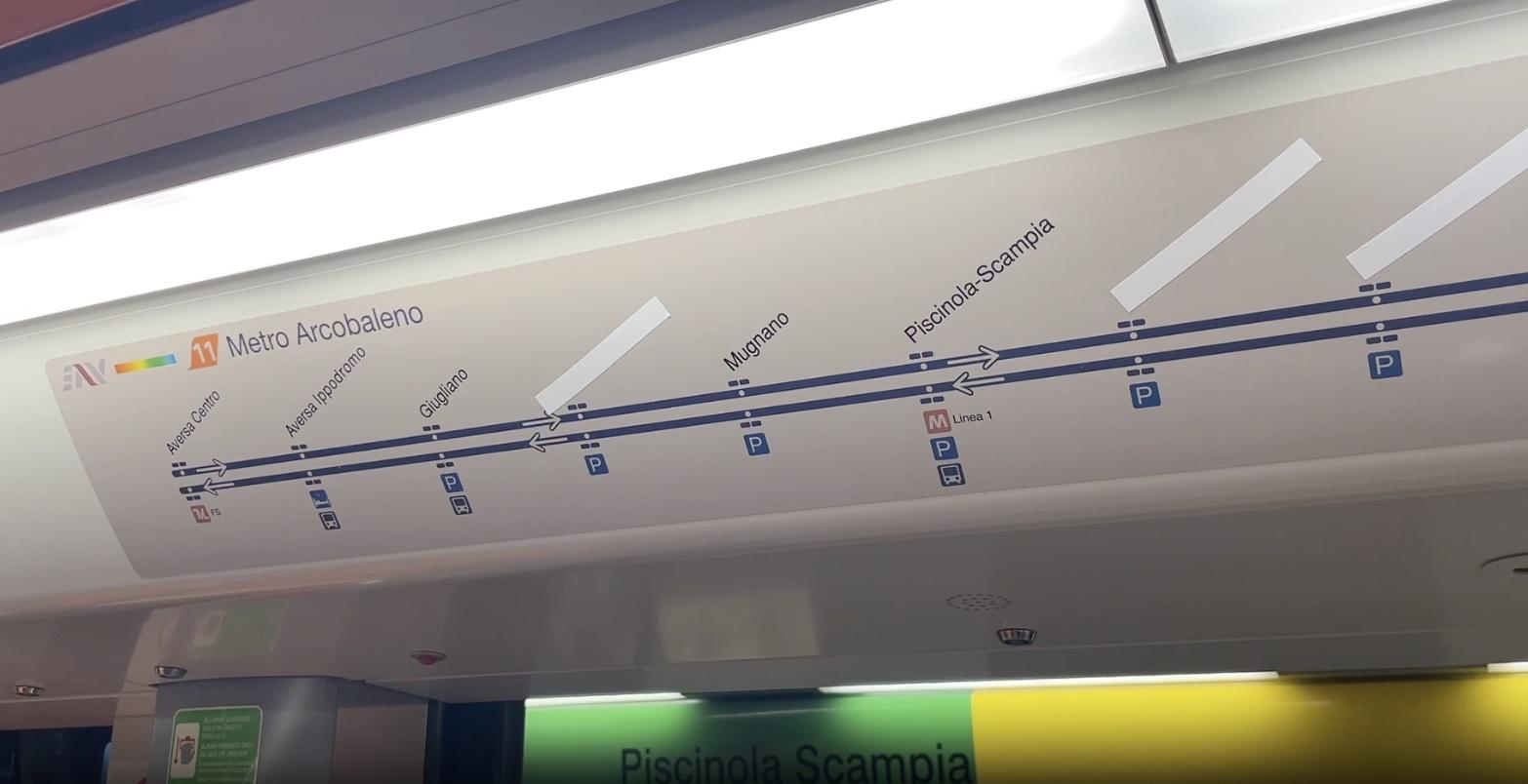 Linea Arcobaleno, ipotesi nuovo stop estivo tra Piscinola e Aversa