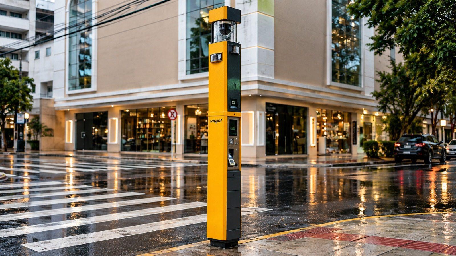 Câmeras instaladas em parquímetros ampliam monitoramento no Centro de Balneário Camboriú