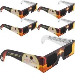 Lunt Solar Eclipse Glasses, Pack of 5