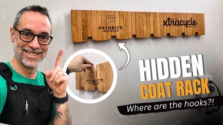 I Built a Coat Rack with Hidden Hooks