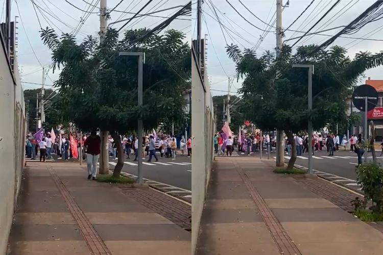 Mobilização pelo Dia do Trabalhador pede fim da escala 6x1 em Campo Grande