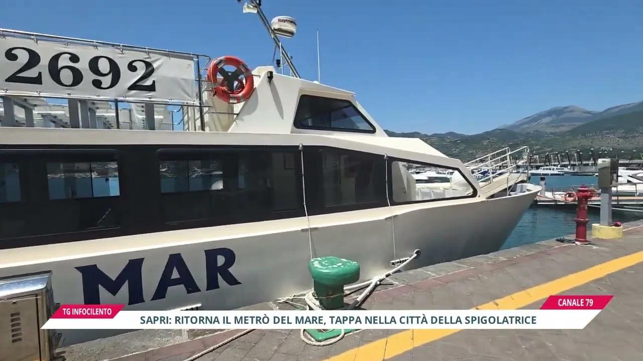 Sapri: ritorna il Metrò del Mare, tappa nella città della Spigolatrice
