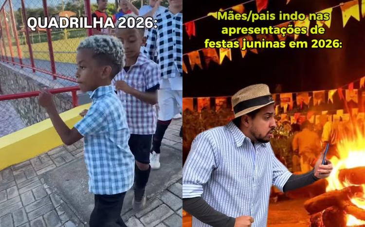 'Olha a aura... é mentira!': Dancinhas de TikTok e remixes de funk invadem quadrilhas escolares