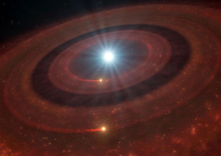 Trümmerscheiben um Sternenleiche: Astronomen erspähen Zukunft unseres Sonnensystems