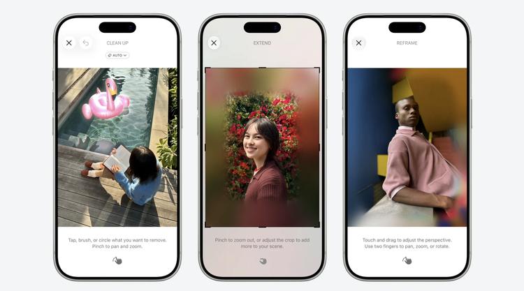 new ai photo editing tools in ios 27