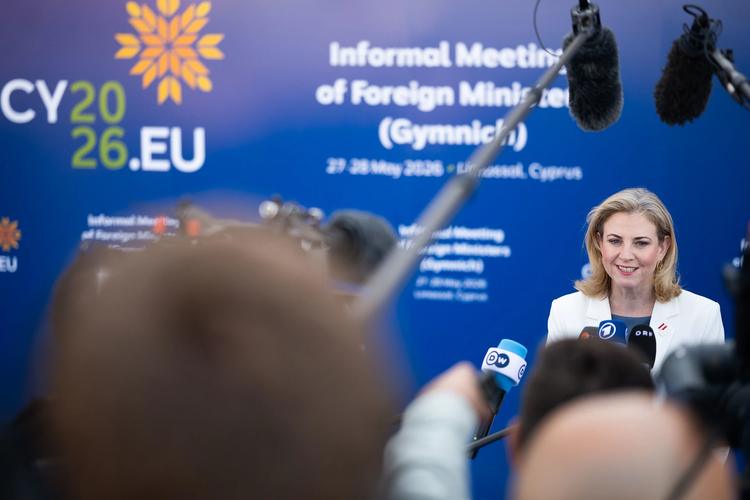 Vermitteln zwischen Staaten, Werben für Österreich: Meinl-Reisinger beim informellen EU-Gipfel auf Zypern