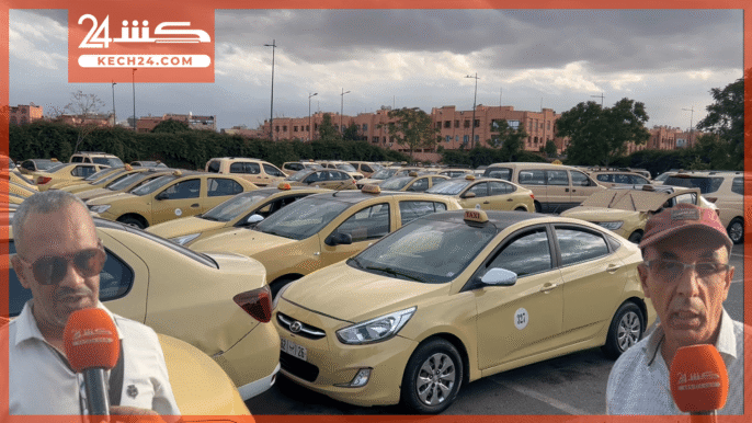 بالڤيديو..  مهنيون يطالبون بحمايتهم وتعزيز سياراتهم بالكاميرات بعد اختطاف سائق طاكسي واضرام النار فيه