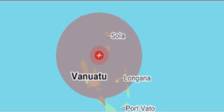 Terremoto di magnitudo 6.1 nel Pacifico, si trema a nord dell'arcipelago di Vanuatu