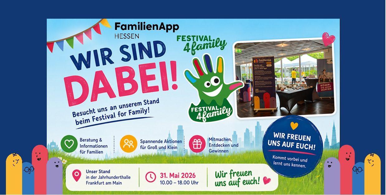 FamilienApp Hessen auf dem Festival 4 Family