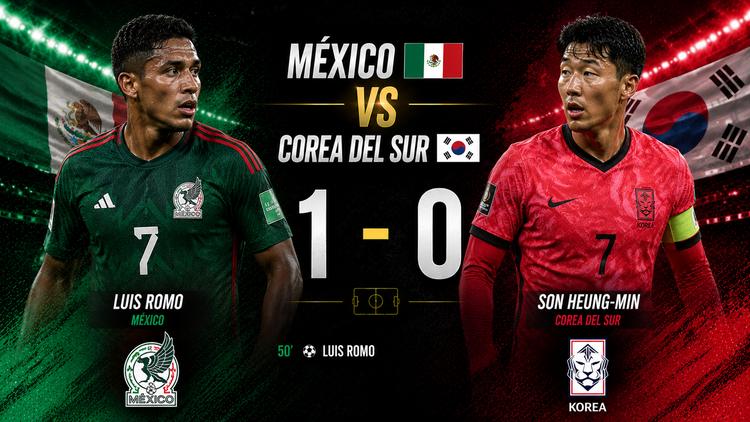 ¡Memorable! México 1-0 Corea del Sur: Luis Romo sella el pase y el Tri es el primer clasificado a los dieciseisavos del Mundial 2026