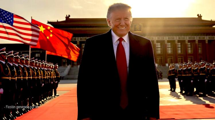 LA TRIUNFAL ESTANCIA DE TRUMP EN PEKIN china