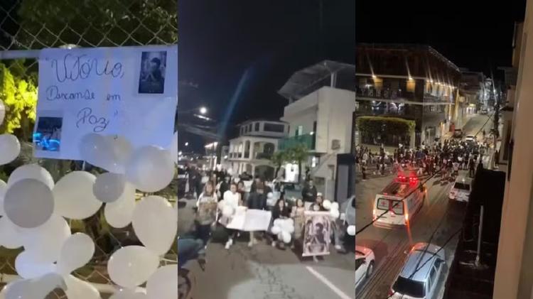 Manifestação cobra justiça pela morte de menino de 10 anos atropelado por moto em MG