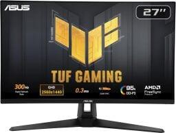 The 27-inch 1440p ASUS TUF gaming monitor (VG27AQM5A) on a white background