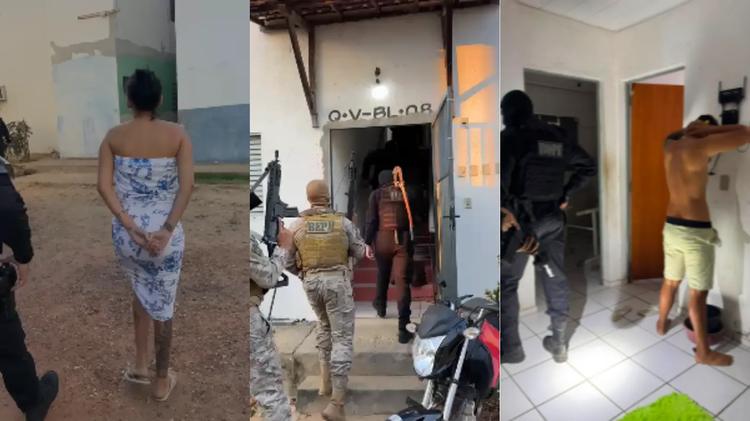 Suspeitos de crimes como estupro e homicídio são alvos de operação em Teresina; mais de 40 presos