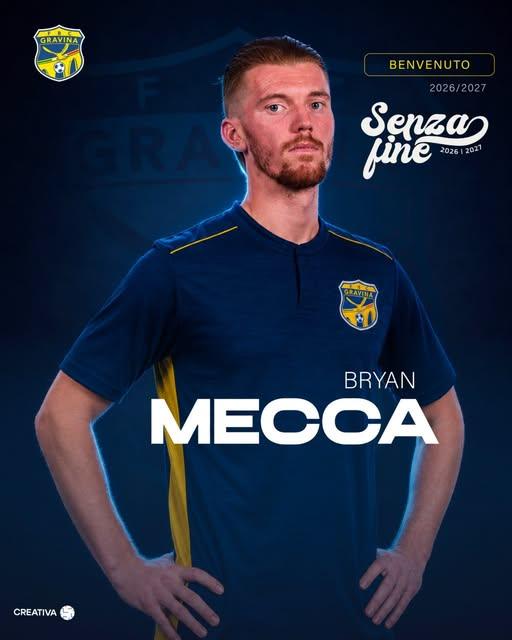 Gravina, ufficiale l’arrivo di Bryan Mecca