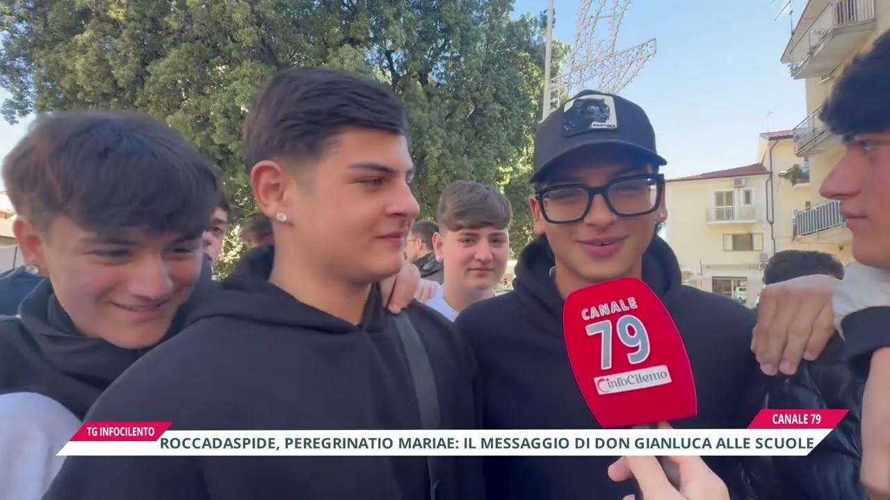 Roccadaspide: la Madonna di Novi Velia incontra i giovani, il messaggio di Don Gianluca agli studenti