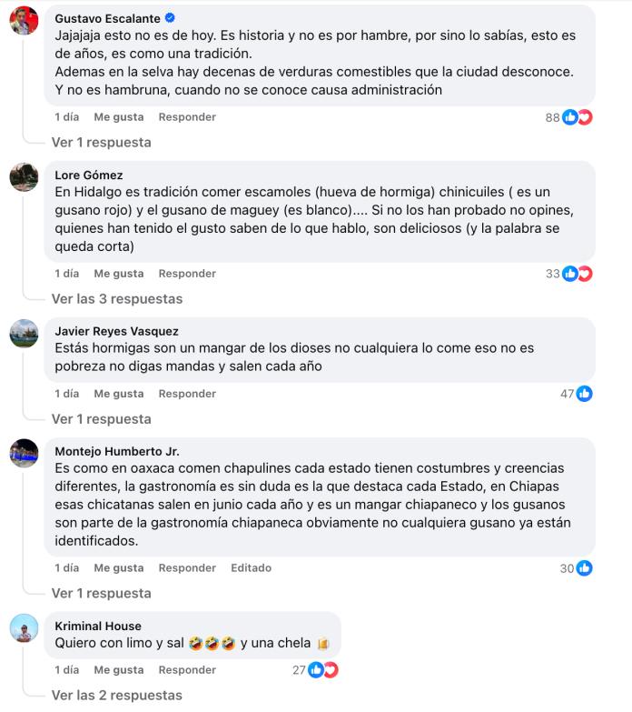 Tunden a página que aseguró que comer nucú es por pobreza