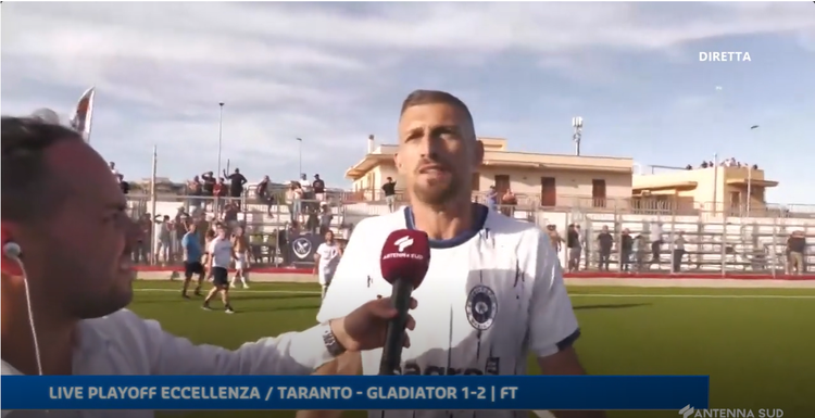 Gladiator, Manzo: “Sportivamente mi dispiace, ma sono contento per la vittoria”