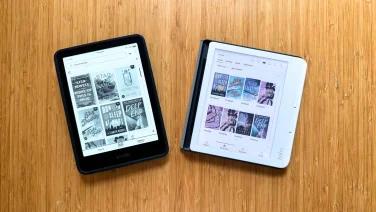 A Kindle Paperwhite and Kobo Libra Colour