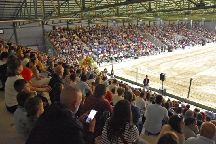 El público salió muy satisfecho con el espectáculo de caballos de la III Feria Agroganadera