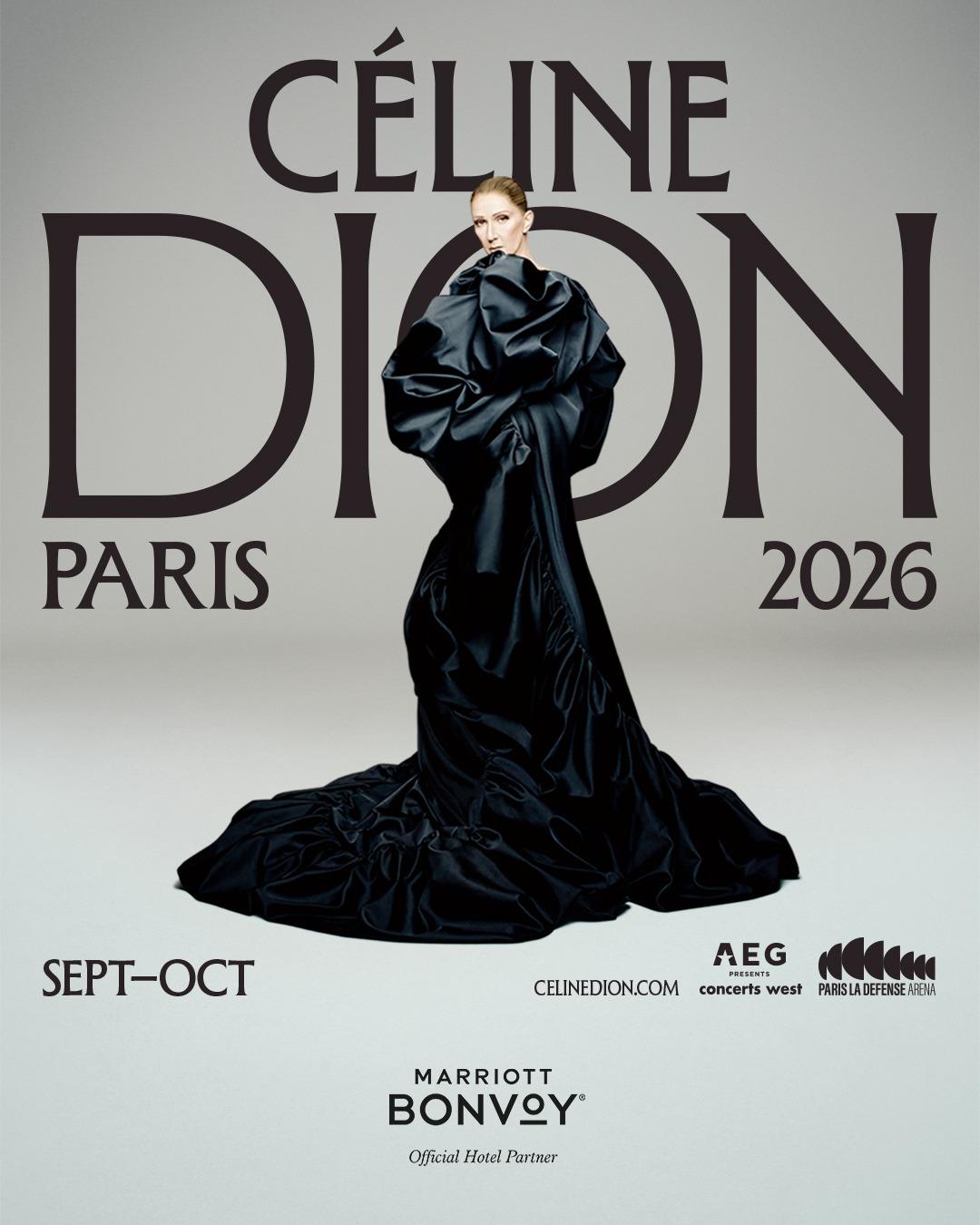 Marriott Bonvoy Announced as Official Hotel Partner for Celine Dion Paris 2026