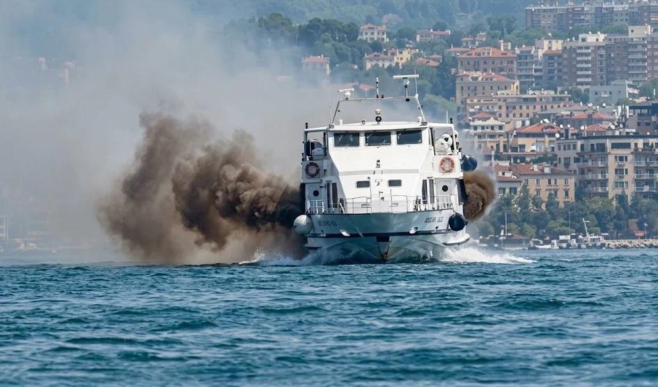 Incendio al porto di Salerno, attimi di paura a bordo di un traghetto
