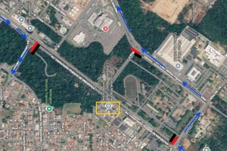 Cuiabá terá interdições no trânsito durante o 2º turno das eleições 2026; veja locais e horários