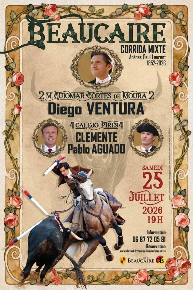 CORRIDA MIXTE DE BEAUCAIRE SAMEDI 25 JUILLET 2026