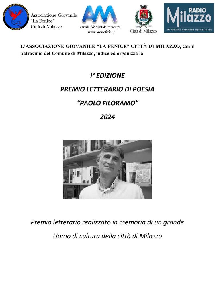 Premio Letterario per ricordare il libraio Paolo Filoramo