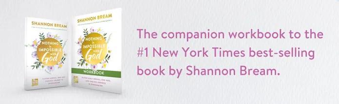 Nothing Is Impossible With God Workbook. The companion workbook to the #1 New York Times best-selling book by Shannon Bream.