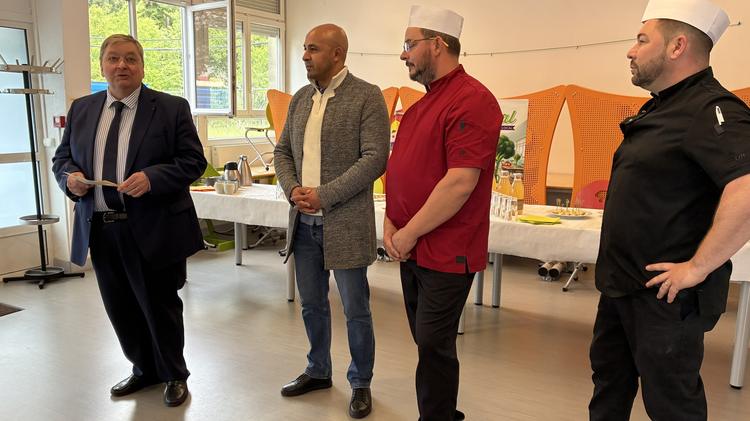 À la MEF de Golbey, un repas 100 % vosgien pour la semaine Agrilocal