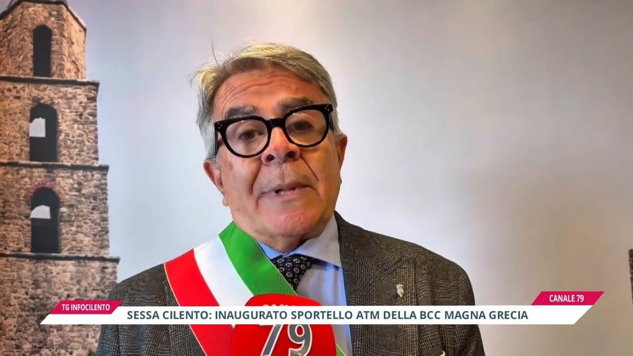 Sessa Cilento: inaugurato sportello ATM della Bcc Magna Grecia