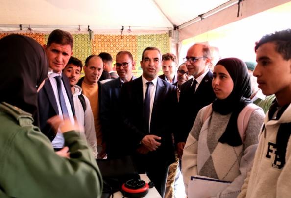 إقبال لافت على الملتقى الإقليمي للتوجيه المدرسي والمهني والجامعي بإمنتانوت