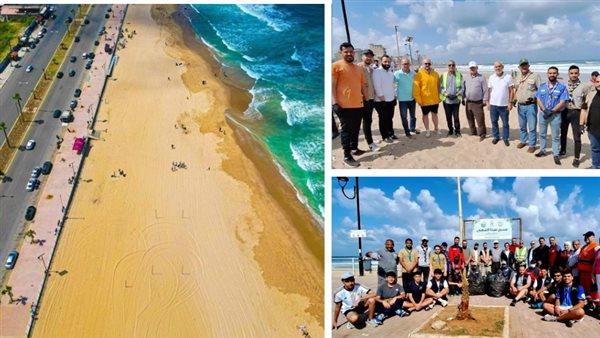 رئيس بلدية صيدا رعى وشارك في حملة البلدية لتنظيف الشاطىء بالتعاون مع الجمعيات الأهلية والكشفية