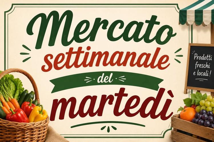 Si comunica alla cittadinanza che, nella giornata del 2 Giugno 2026 Festa della Repubblica, il Mercato si svolgerà regol...