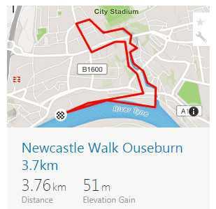 Route Overview of the Ouseburn Valley Circular Walk