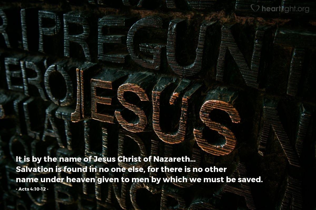 Verse of the Day - Acts 4:10-12