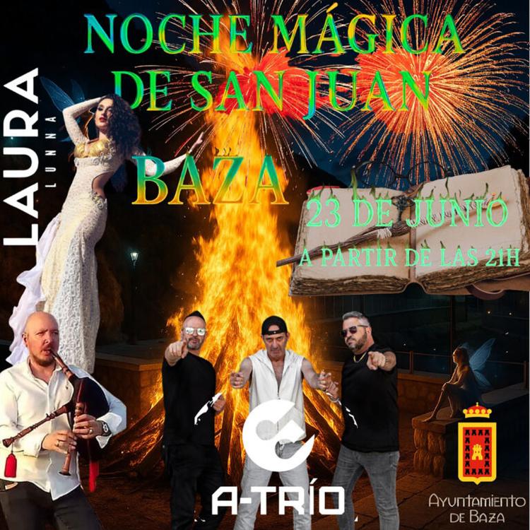 Magia, música y fuego vuelven a darse cita en la Noche de San Juan de Baza este martes, 23 de junio, desde las 21:00h