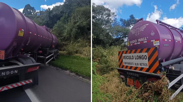 Caminhoneiro é atacado por abelhas, tem mal súbito e sofre acidente em rodovia, no Paraná